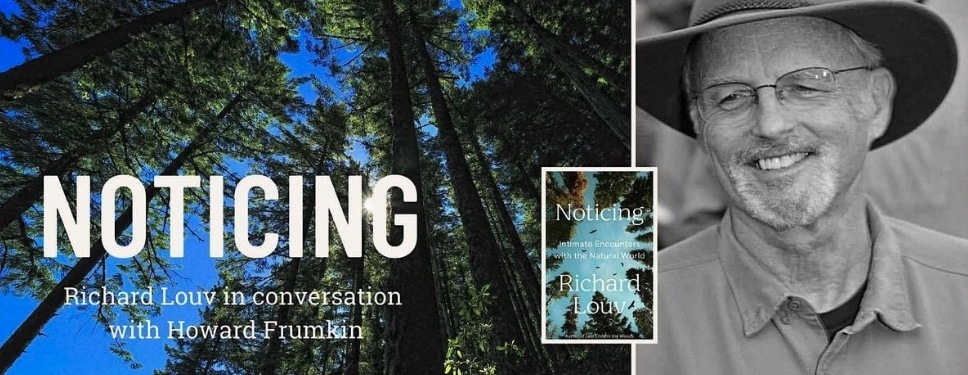 Waterspirit's Book Club for November 23, 2026: Noticing by Richard Louv